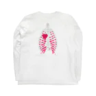 音彩の背骨のグッズ Long Sleeve T-Shirt :back