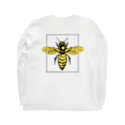 SHUIRO_storeのTelling the bees/white ロングスリーブTシャツの裏面