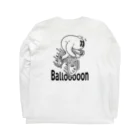 nidan-illustrationの"Ballooooon" #2 ロングスリーブTシャツの裏面