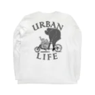 nidan-illustrationの"URBAN LIFE" #2 ロングスリーブTシャツの裏面