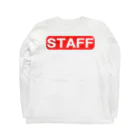 AAAstarsのSTAFF　ー両面ﾌﾟﾘﾝﾄ ロングスリーブTシャツの裏面