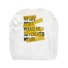 goodygodty（グッディゴッティ）のMy life didn’t ... ロングスリーブTシャツの裏面