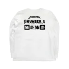 MON  Monster Of NumbersのMON Monster Of Numbers ロゴ　ロングスリーブTシャツ　 Long Sleeve T-Shirt :back