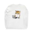 mofusandの在宅勤務のプロ、その名は猫。 ロングスリーブTシャツの裏面