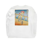 nidan-illustrationの"双輪車娘之圖會" 2-#2 Long Sleeve T-Shirt :back