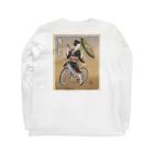 nidan-illustrationの"双輪車娘之圖會" 5-#2 Long Sleeve T-Shirt :back