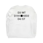 Sakana-manのD4 Long Sleeve T-Shirt :back