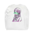 労災ひっぷほっぷの両面イラスト Long Sleeve T-Shirt :back