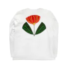 isao130の花一輪-Ⅳ Long Sleeve T-Shirt :back