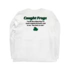 Caught Frogs®︎のバックプリント　ロンT ロングスリーブTシャツの裏面