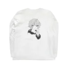 ねこねこのサイン入りオリキャラ（大） Long Sleeve T-Shirt :back