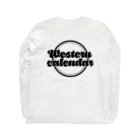 Western calendarの西暦 1998年 Western calendar  ロングスリーブTシャツの裏面