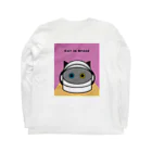 No common の宇宙ねこ ロングスリーブTシャツの裏面