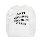 NUMBER-8のANTI COVID-19 CLUB(BLACK) ロングスリーブTシャツの裏面