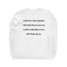 aras.のlove  Long Sleeve T-Shirt :back