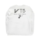 新商品PTオリジナルショップのWTBロゴ風 ロングスリーブTシャツの裏面