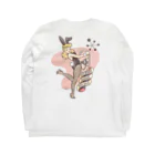 HOT BUNNY のバニーちゃん Long Sleeve T-Shirt :back