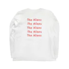 The AliensのThe Aliens ロンTee 【RED】 ロングスリーブTシャツの裏面