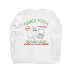 野良猫中華飯店のQUICK PIZZA UNIFORM Long Sleeve T-Shirt :back