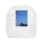 marronの朝の月 Long Sleeve T-Shirt :back