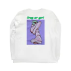 NaughtyのFrog or girl  Long Sleeve T-Shirt :back