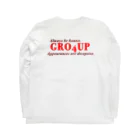 ❹Groupの4Groupオリジナル ロングスリーブTシャツの裏面