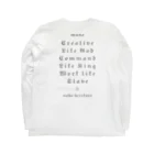 KEIHAMMのWaka rat Tシャツ　古の色 Long Sleeve T-Shirt :back