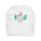 lovbitのメロクリうさ天&虹色ちゃん Long Sleeve T-Shirt :back