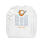 Parallel Imaginary Gift ShopのNational Space Development Agency ロングスリーブTシャツの裏面