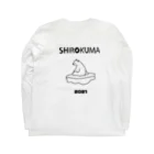 Seki Shumaのshirokuma-kun ロングスリーブTシャツの裏面