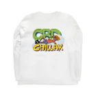 coco70のCBD CHILLAX ロングスリーブTシャツの裏面