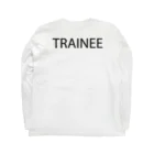 MUGENGEN (ムゲンゲン)のTRAINEE letter BK ロングスリーブTシャツの裏面