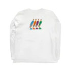 トンるクのひざカックン Long Sleeve T-Shirt :back