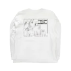 SANKAKU DESIGN STOREの裏/B ハッピーサモエドセット！ Long Sleeve T-Shirt :back