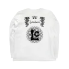 ERIKOERIN ART SHOPのLC／BLACK DRAWING／袖柄あり Long Sleeve T-Shirt :back