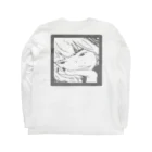 Diggin' the Donuts'のサイケデリックガール Long Sleeve T-Shirt :back