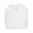 Icco-shopのIcco信者とピヨ子の日常【おやつ】 Long Sleeve T-Shirt :back