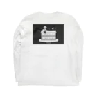 おやすみ屋さんのGood Night（mono） Long Sleeve T-Shirt :back