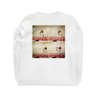 猫とカメラとおかっぱちゃんの歌え！おかっぱちゃん！ Long Sleeve T-Shirt :back