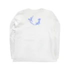 こおりの花と角 Long Sleeve T-Shirt :back