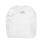 森のこかげ製作所の夏の気配　透明　モンキー125 Long Sleeve T-Shirt :back