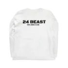 24 BEASTの24 BEAST KNUCKLE LONG SHIRT 롱 슬리브 티셔츠の裏面