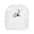 wktkライブ公式グッズショップの闇のばらさんめったざしロンT Long Sleeve T-Shirt :back