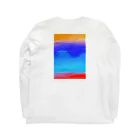>>>>> Abstractive SERIES <<<<<のwave Long Sleeve T-Shirt :back