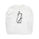 宇宙飛行のきになるねこ Long Sleeve T-Shirt :back