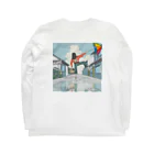 ひなたぼっこの雨上がりの帰り道 Long Sleeve T-Shirt :back