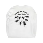 Beejouxのクワガタが大好きだ(ブラックデザイン) Long Sleeve T-Shirt :back