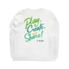 Springin’®オフィシャルショップのSpringin’ ビッグロゴマーク ロングスリーブTシャツの裏面