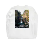 2929gawDesignShop358のRivers and waterfalls of nature ロングスリーブTシャツの裏面