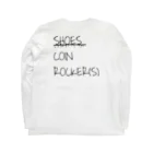 SHOES COIN ROCKER(S) shopのS('c')R ロングスリーブTシャツの裏面